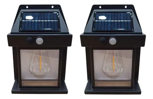 2 lámparas solares LED