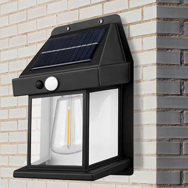 2 Lámparas Solares LED con Sensor de Movimiento | Luz Cálida