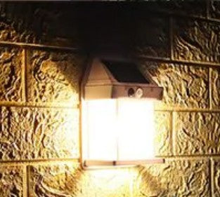 2 Lámparas Solares LED con Sensor de Movimiento | Luz Cálida